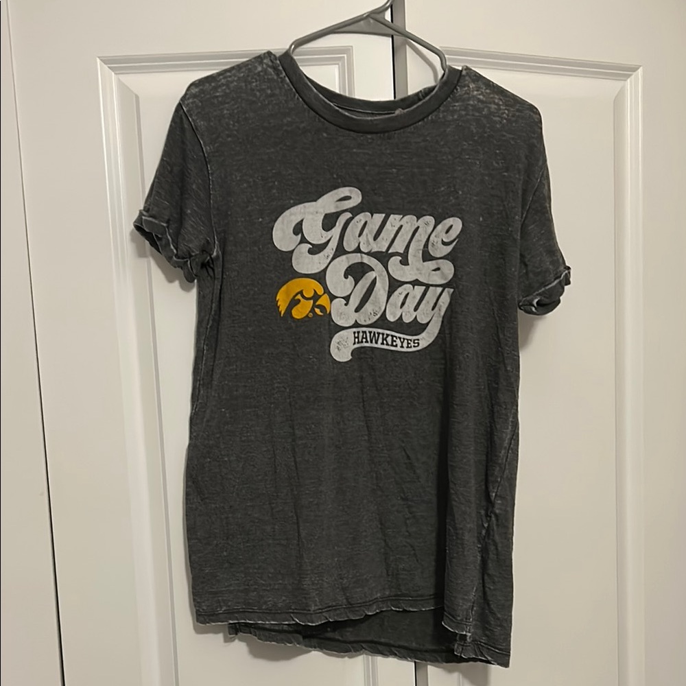 Game Day Hawkeyes T-Shirt - Charcoal